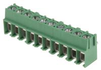 1987805 Phoenix Contact PT 2.5/10-5.0-V Series PCB Terminal Block, 5mm Pitch, Through Hole Mount, 1-Row, Screw Termination