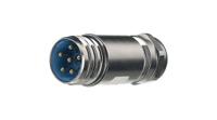 7560-6-51-01-d Hummel Circular Connector, 6 Contacts, Cable, M23 Connector, Plug, Male, IP67, IP69K, Power Connectors M 23 Series