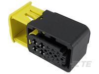 1-1564514-1 TE Connectivity, HDSCS Automotive Connector Socket Black 10 Way