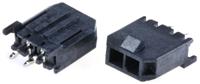 43650-0215 Molex Micro-Fit 3.0 Series Straight Through Hole PCB Header, 2 Contact(s), 3 mm Pitch, 1 Row, Shrouded
