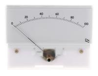 is-11019 Sifam Tinsley Analogue Panel Ammeter 100μA DC, 55.5mm x 121mm, ±1.5 % Moving Coil