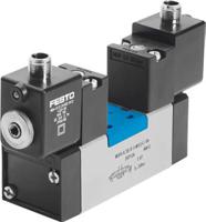 mdh-53e-d-1-m12-c Festo 5/3 exhausted Pneumatic Solenoid/Pilot-Operated Control Valve - Electrical MDH Series, 197126
