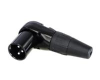 rc3mr-bag Re-An Products Cable Mount XLR Connectors, Right Angle, Male, 3 Way