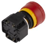 xa1e-bv302r Idec Emergency Stop Push Button, Panel Mount, SPDT, IP65