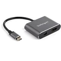 cdp2hdmdp StarTech.com USB C to HDMI, Mini DisplayPort Adapter, USB C, 1 Supported Display(s) - 4K @ 60Hz