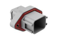 atv02-18pb Amphenol Industrial, ATV Automotive Connector Socket Black Flange Mount 18 Way ATV02-18PB