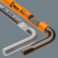 05022210001 Wera 9 piece L Shape Metric Hex Key Set, 1 x 1.5x90 mm, 1 x 2.0x101 mm, 1 x 2.5x112 mm, 1 x 3.0x123 mm, 1 x 4.0x137 mm,