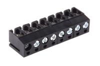 897-0718 RS PRO PCB Terminal Block, 8-Contact, 5mm Pitch, Through Hole Mount, 1-Row, Screw Termination