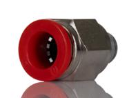 c01251018 Norgren Pneufit C Series Straight Threaded Adaptor, Push In 10 mm to R 1/8, Threaded-to-Tube Connection Style, C0125