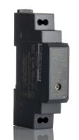 ddr-15g-5 MEAN WELL DDR-15 DC-DC Converter, 5V dc/ 3A Output, 15W, DIN Rail Mount, +85°C Max Temp -40°C Min Temp