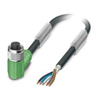 1527757 Phoenix Contact 5 way Free Cable End to Female 5 way Straight Socket M12 Sensor Actuator Cable, 10 m