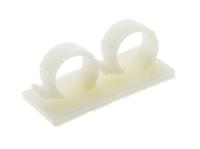 151-13119-ra18-pa66-na HellermannTyton Natural Nylon Cable clip, 18mm Max. Bundle