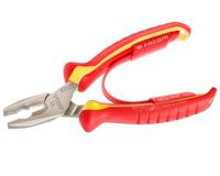 187a16ve Facom Combination Pliers, 165 mm Overall, Flat Tip, VDE/1000V