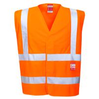 fr75yerlxl Portwest Yellow Flame Retardant Hi Vis Vest, L to XL