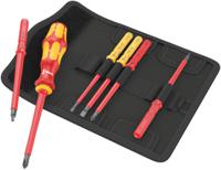 05006604001 Wera Flat, Phillips Insulated Screwdriver, 6-Piece