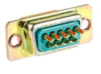 482-777 RS PRO 9 Way Panel Mount D-sub Connector Plug, 2.74mm Pitch