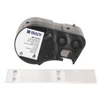 m5-116-427 Brady B-427 on Black on White, Transparent Label, 38.10 mm Width, 38.10mm Label Width