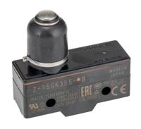z-15gk355-b Omron Coil Spring Microswitch, 1CO, IP00, SPDT, 480V ac Max, 15A Max