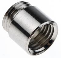 52104490 Lapp Cable Gland Adaptor, PG7 Exterior Thread, M12 Interior Thread, Nickel Plated Brass, SKINDICHT Series