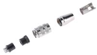 c091-31d105-1002 Amphenol Industrial, C 091 D 5 Pole M16 Din Socket, 5A, 100 V ac/dc IP67, Female, Cable Mount