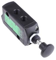 55102082 EMERSON ? ASCO Push Button 3/2 Pneumatic Manual Control Valve 551 Series, G 1/4, 1/4in, III B