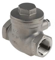 499-2622 RS PRO Stainless Steel Single Check Valve, BSP 1/2in, 14 bar