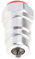 745-4710 RS PRO Steel Male Hydraulic Quick Connect Coupling, BSP 1/2 Male