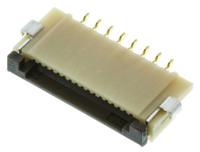fh12-8s-1sh198 Hirose, FH12 1mm Pitch 8 Way Right Angle Female FPC Connector, ZIF Bottom Contact