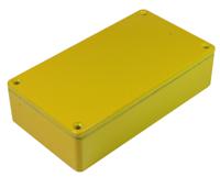 rtm500313-yel CAMDENBOSS 5000 Series Yellow Die Cast Aluminium Enclosure, IP54, Yellow Lid, 112 x 62 x 31mm