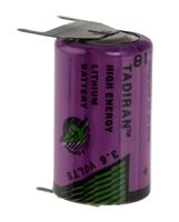 sl750pt Tadiran Lithium Thionyl Chloride 3.6V, 1/2 AA Battery