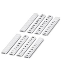 08086710081 Phoenix Contact, ZBF 5 LGS Marker Strip for use with  for use with Terminal Blocks