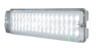 emled1l Knightsbridge Rectangular LED Bulkhead Light, 6 W, 230 V, , Lamp Supplied, IP65, EMLED1L