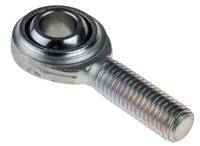 198-9106 RS PRO M12 x 1.75 Male Steel Rod End, 12mm Bore, 69mm Long, Metric Thread Standard, Male Connection Gender