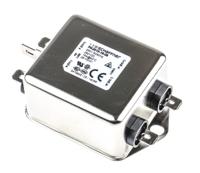 fn2010-16-06 Schaffner, FN2010 16A 250 V ac/dc 0 → 400Hz, Chassis Mount EMI Filter, Fast-On, Single Phase