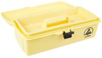 35870 Dissipative Polypropylene ESD Box 368mm (L) 191mm (W) 127mm (H)