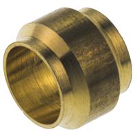 0124-06-00 Legris Brass Pipe Fitting, Straight Compression Compression Olive, Female to Female 6mm