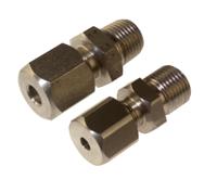 262-3260 RS PRO 1/8 BSPT Compression Fitting for Use with Thermocouple or PRT Probe, 4mm Probe