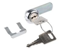 f143-03-2 Euro-Locks a Lowe & Fletcher group Company Camlock, 9.5mm Panel-to-Tongue, 20.3 x 17.7mm Cutout, Key Unlock