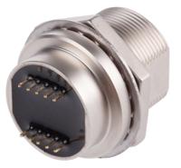 122-3032 RS PRO Straight, Panel Mount, Socket- Single Port Type A 3.0 USB Connector