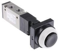 evzm550-f01-33 SMC Push Button 5/2 Pneumatic Manual Control Valve VZM500 Series, G 1/8, 1/8in, III B