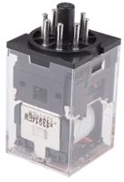 mks2pin-230vac Omron Plug In Power Relay, 230V ac Coil, 10A Switching Current, DPDT