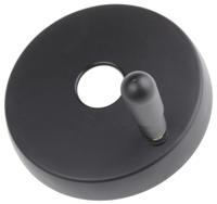 72751 Elesa Black Technopolymer Hand Wheel, 150mm diameter