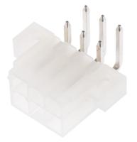 39-29-1068 Molex Mini-Fit Jr Series Right Angle Through Hole PCB Header, 6 Contact(s), 4.2 mm Pitch, 2 Row, Shrouded