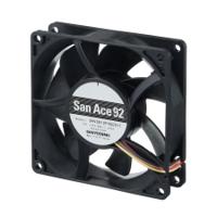 9hv0912p4h001 Sanyo Denki Axial Fan, 12 V dc, DC Operation, 97.1cfm, 8.52W, 710mA Max, 92 x 92 x 25mm