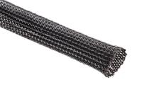 170-11500-hegp15-pet-bk HellermannTyton Expandable Braided PET Black Cable Sleeve, 15mm Diameter, 5m Length, Helagaine HEGP Series