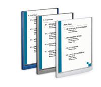 486737 Durable Graphite A4 Smooth and rigid Doorplate, 327mm Height, 233mm Width