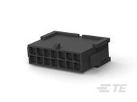 794615-4 TE Connectivity, Micro MATE-N-LOK Male Connector Housing, 3mm Pitch, 4 Way, 2 Row