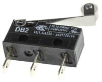 db2c-b1rc ZF Roller Lever Micro Switch, Tab Terminal, 10.1 A @ 250 V ac, SPDT