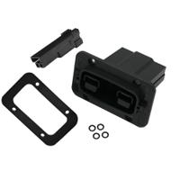 sbsx75a-pmrec-kit-blk Anderson Power Products SBSX Heavy Duty Power Connector Housing, 2 Contacts