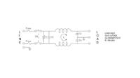 rnd-165-00052 RND, RND 165 10A 250 V 50 Hz, 60 Hz, Chassis Mount EMI Filter, Tab, Single Phase